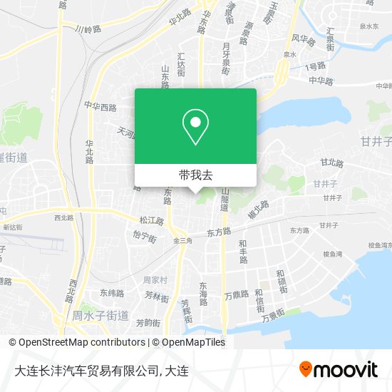 大连长沣汽车贸易有限公司地图