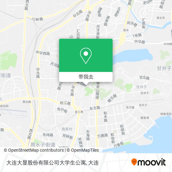 大连大显股份有限公司大学生公寓地图