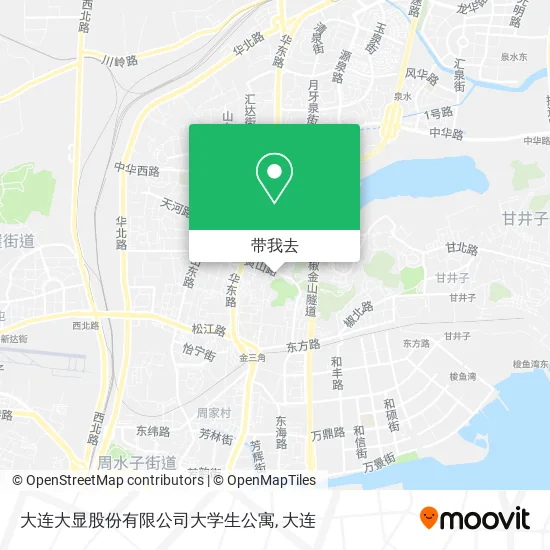 大连大显股份有限公司大学生公寓地图