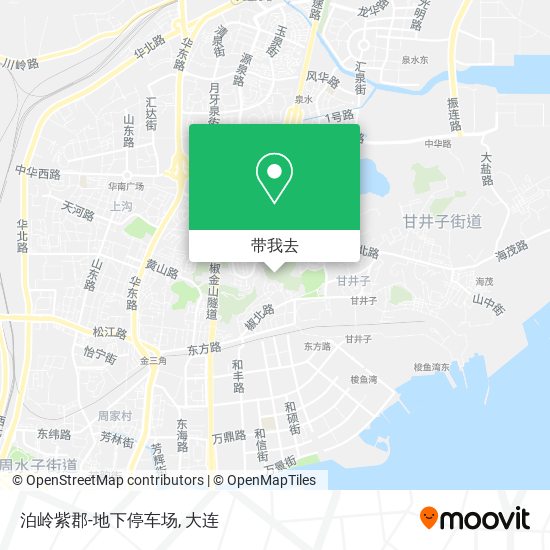 泊岭紫郡-地下停车场地图