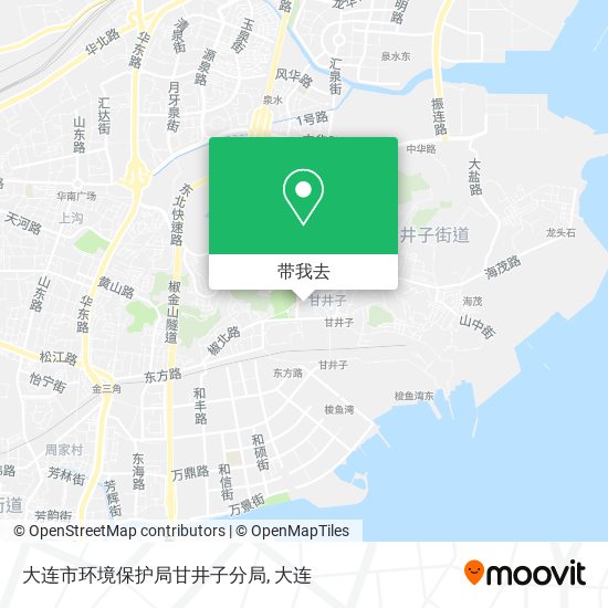 大连市环境保护局甘井子分局地图