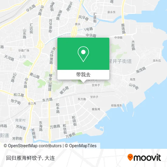 回归雁海鲜饺子地图