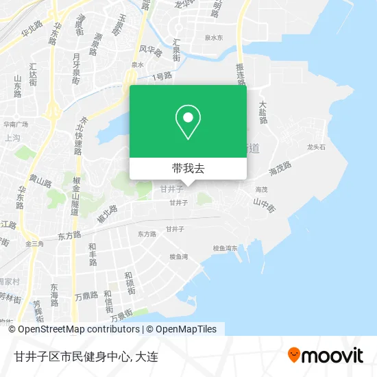 甘井子区市民健身中心地图