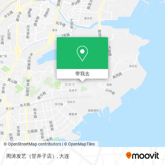 周涛发艺（甘井子店）地图