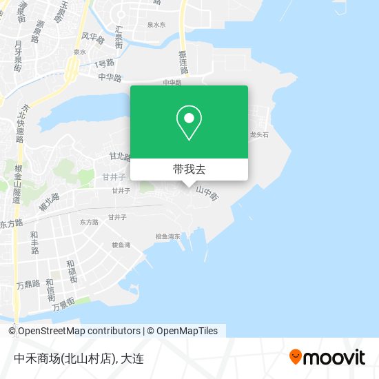 中禾商场(北山村店)地图