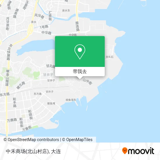 中禾商场(北山村店)地图