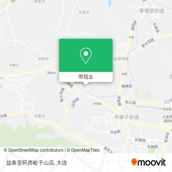益春堂药房砬子山店地图