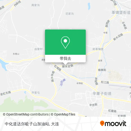 中化道达尔砬子山加油站地图