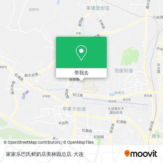 家家乐巴氏鲜奶店美林园总店地图