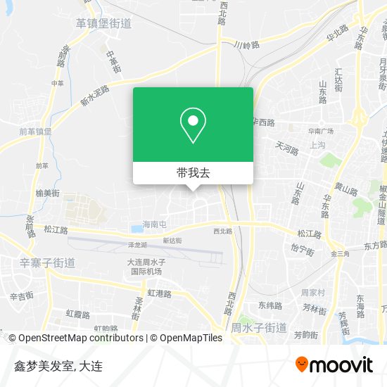 鑫梦美发室地图