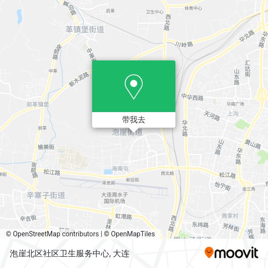 泡崖北区社区卫生服务中心地图