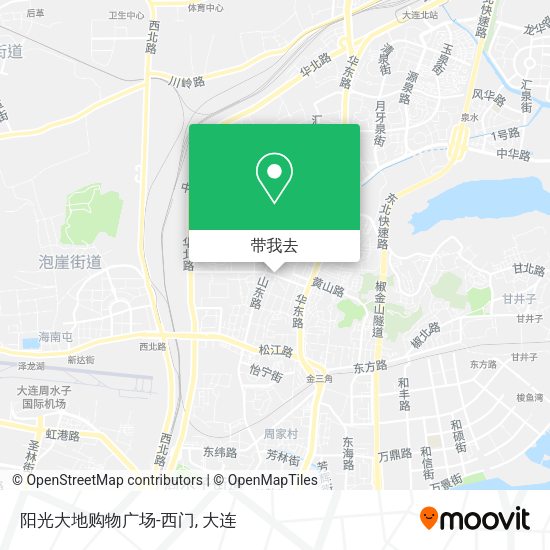 阳光大地购物广场-西门地图