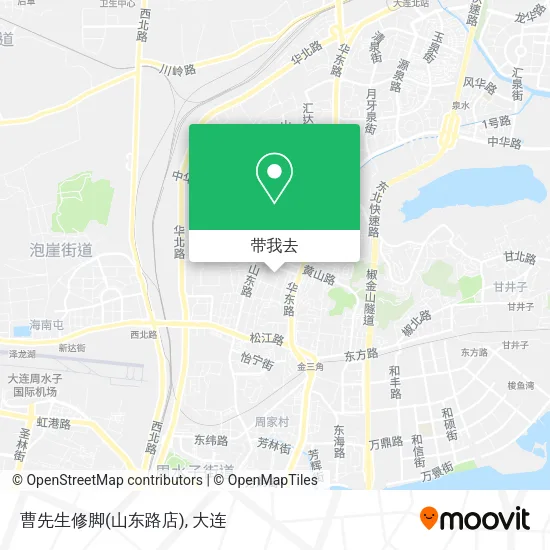 曹先生修脚(山东路店)地图