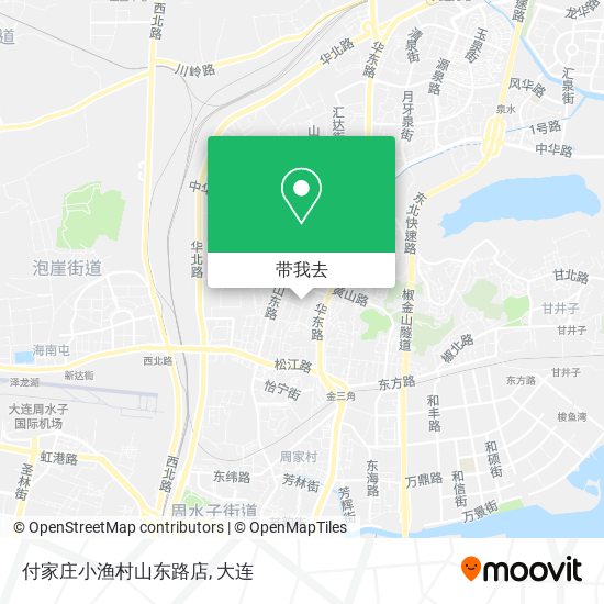 付家庄小渔村山东路店地图