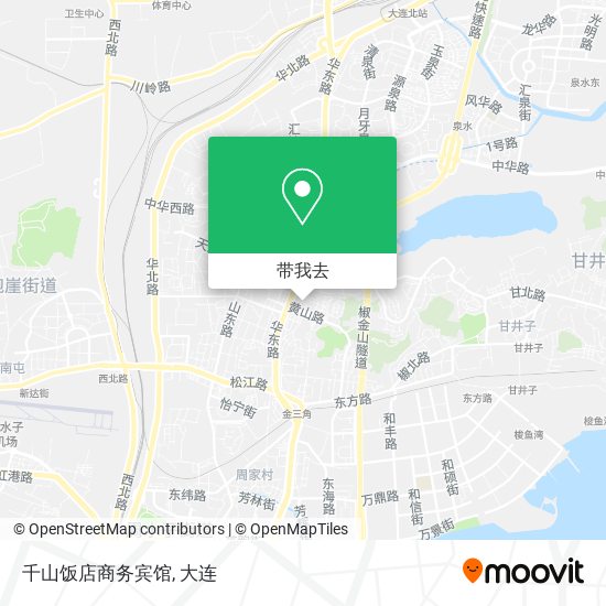 千山饭店商务宾馆地图