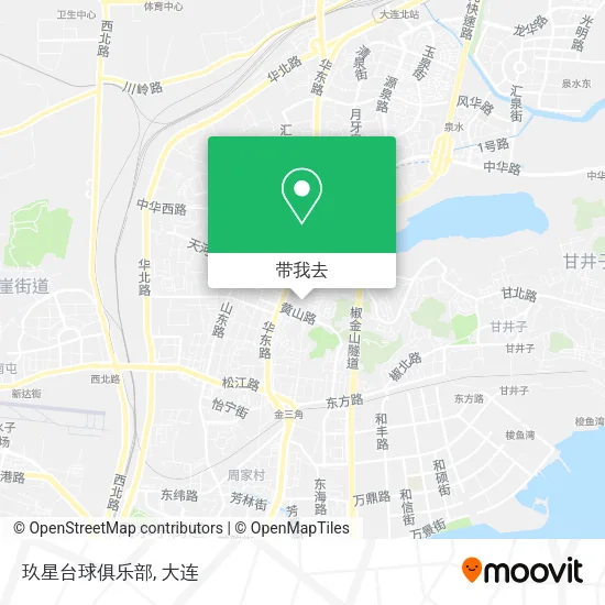 玖星台球俱乐部地图