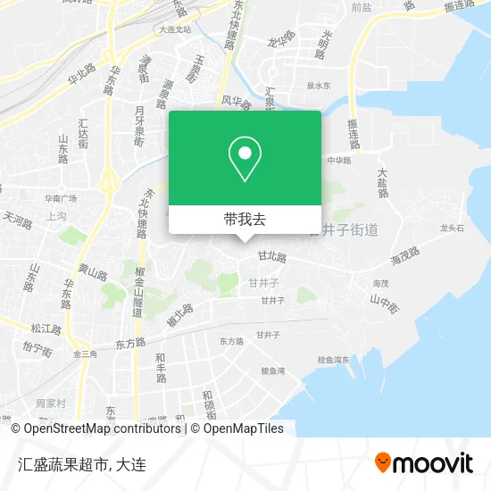 汇盛蔬果超市地图