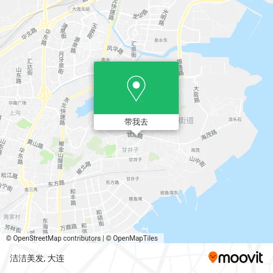 洁洁美发地图