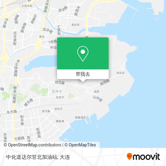 中化道达尔甘北加油站地图