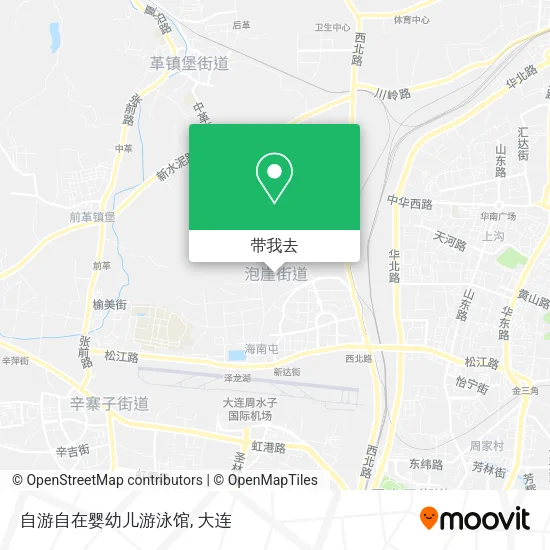 自游自在婴幼儿游泳馆地图