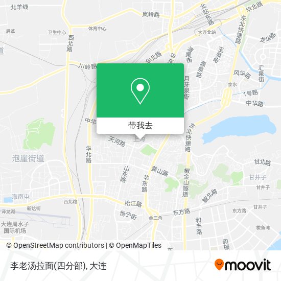 李老汤拉面(四分部)地图