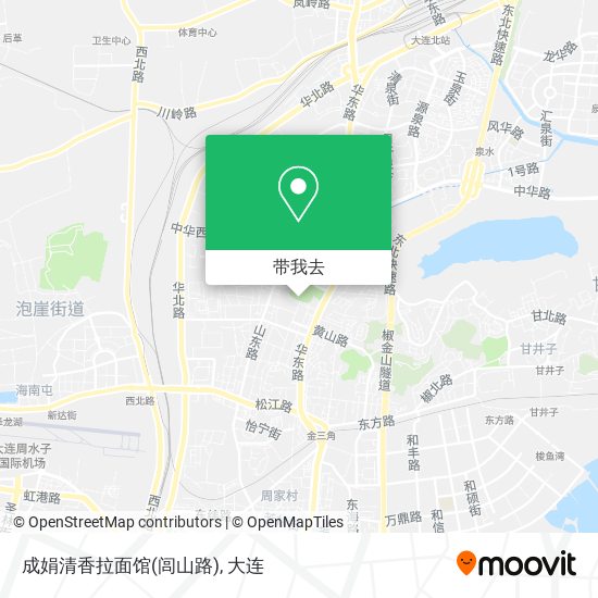 成娟清香拉面馆(闾山路)地图