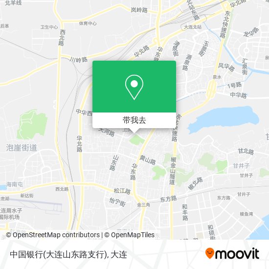 中国银行(大连山东路支行)地图