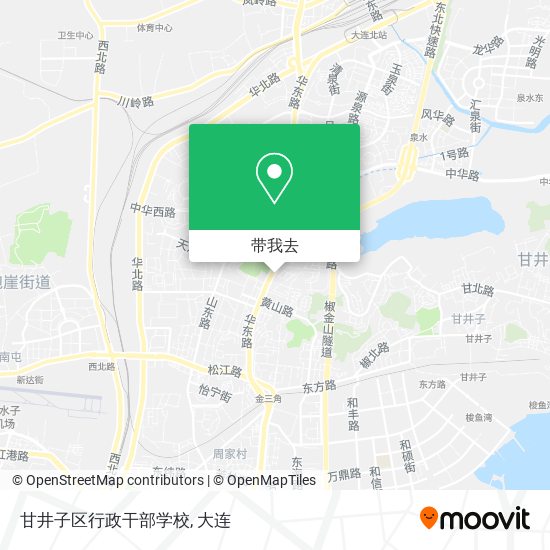 甘井子区行政干部学校地图