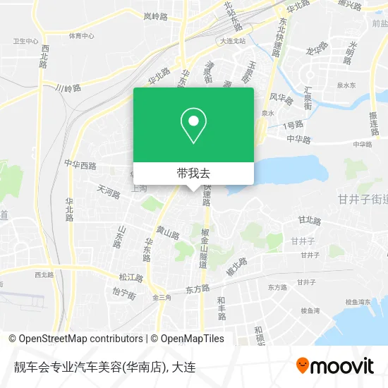 靓车会专业汽车美容(华南店)地图