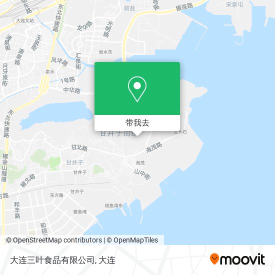 大连三叶食品有限公司地图