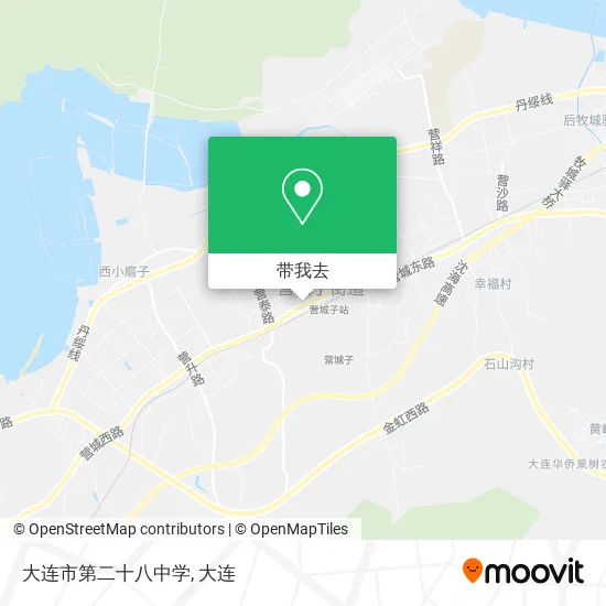大连市第二十八中学地图