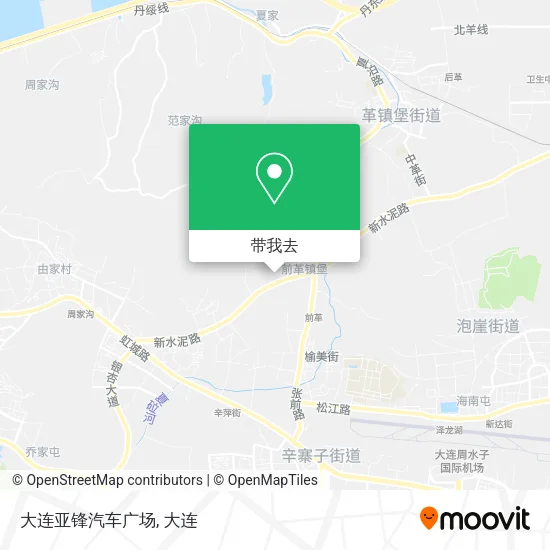 大连亚锋汽车广场地图