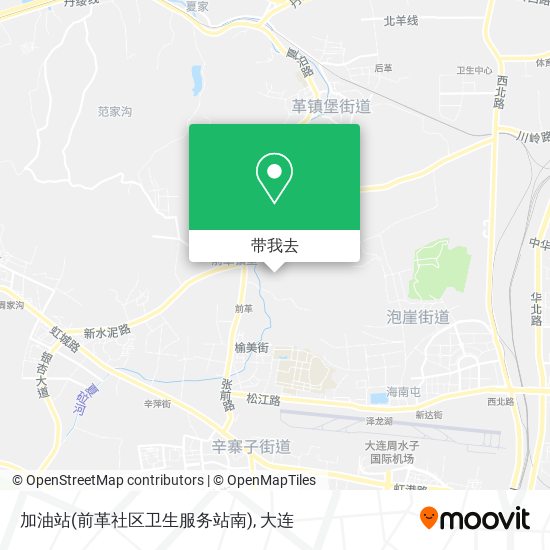 加油站(前革社区卫生服务站南)地图