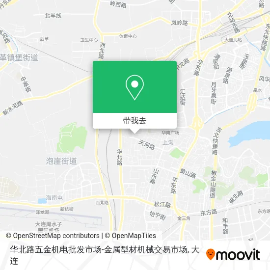 华北路五金机电批发市场-金属型材机械交易市场地图