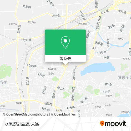 水果捞甜品店地图