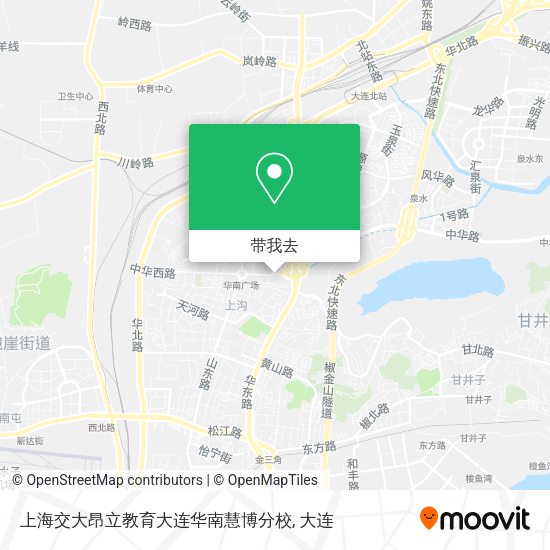上海交大昂立教育大连华南慧博分校地图