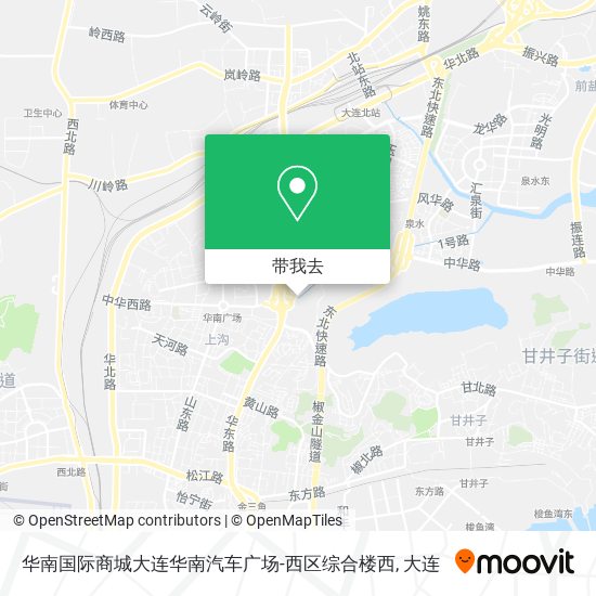 华南国际商城大连华南汽车广场-西区综合楼西地图