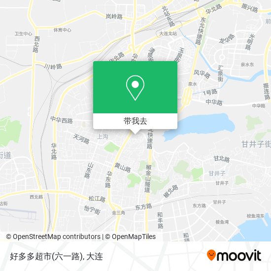 好多多超市(六一路)地图