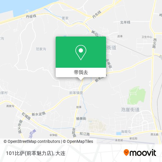 101比萨(前革魅力店)地图