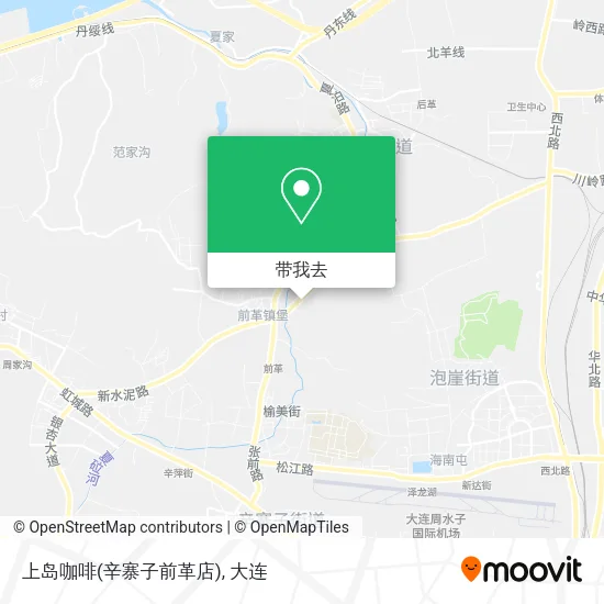 上岛咖啡(辛寨子前革店)地图