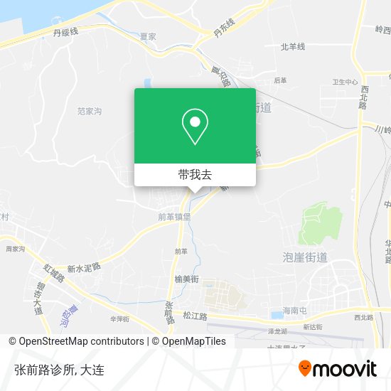 张前路诊所地图