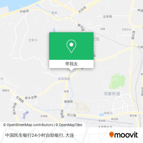 中国民生银行24小时自助银行地图