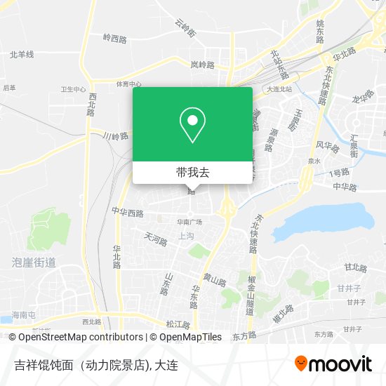 吉祥馄饨面（动力院景店)地图