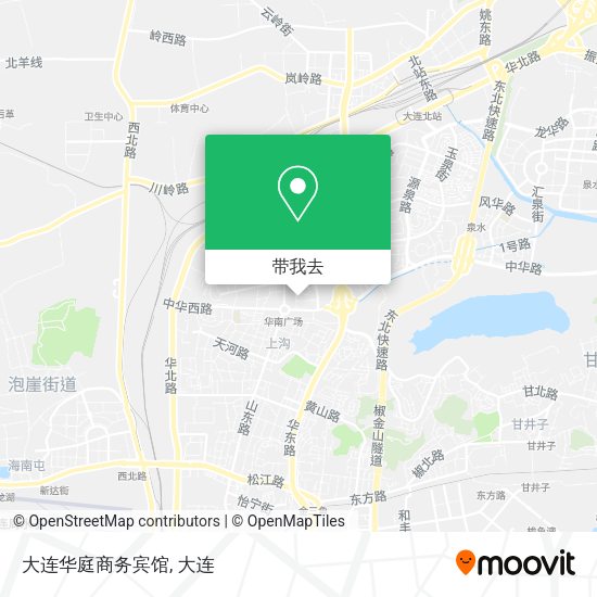 大连华庭商务宾馆地图