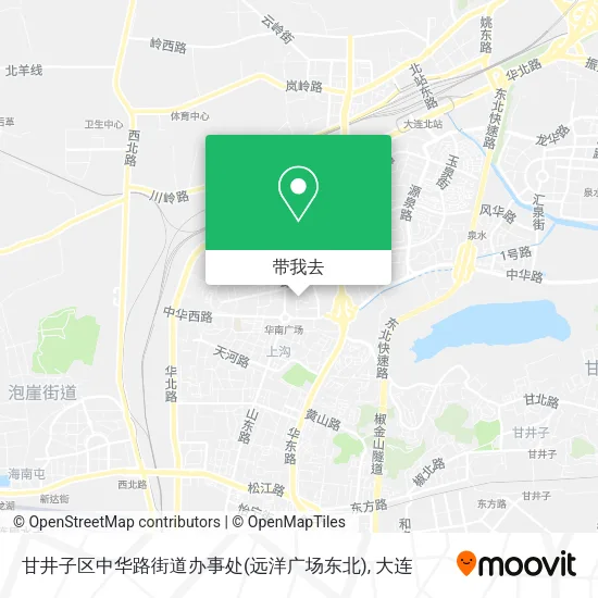 甘井子区中华路街道办事处(远洋广场东北)地图