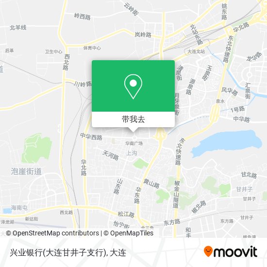 兴业银行(大连甘井子支行)地图