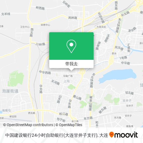 中国建设银行24小时自助银行(大连甘井子支行)地图
