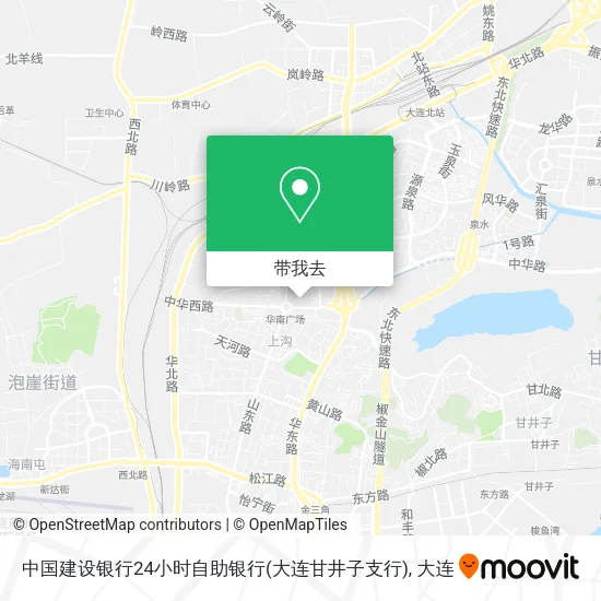 中国建设银行24小时自助银行(大连甘井子支行)地图