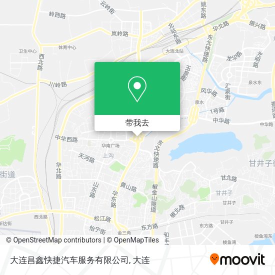 大连昌鑫快捷汽车服务有限公司地图