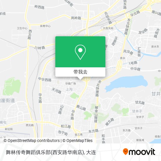 舞林传奇舞蹈俱乐部(西安路华南店)地图